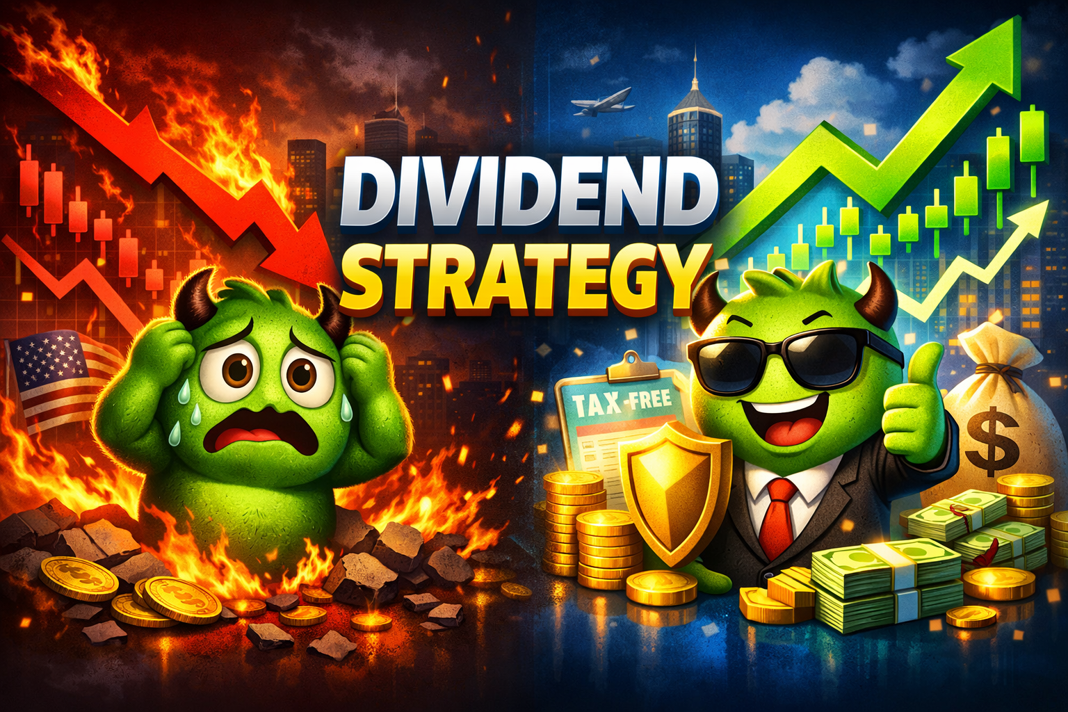 배당전략 두 괴물의 대조