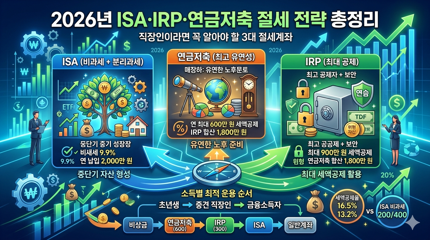 2026 ISA IRP 연금저축 절세전략