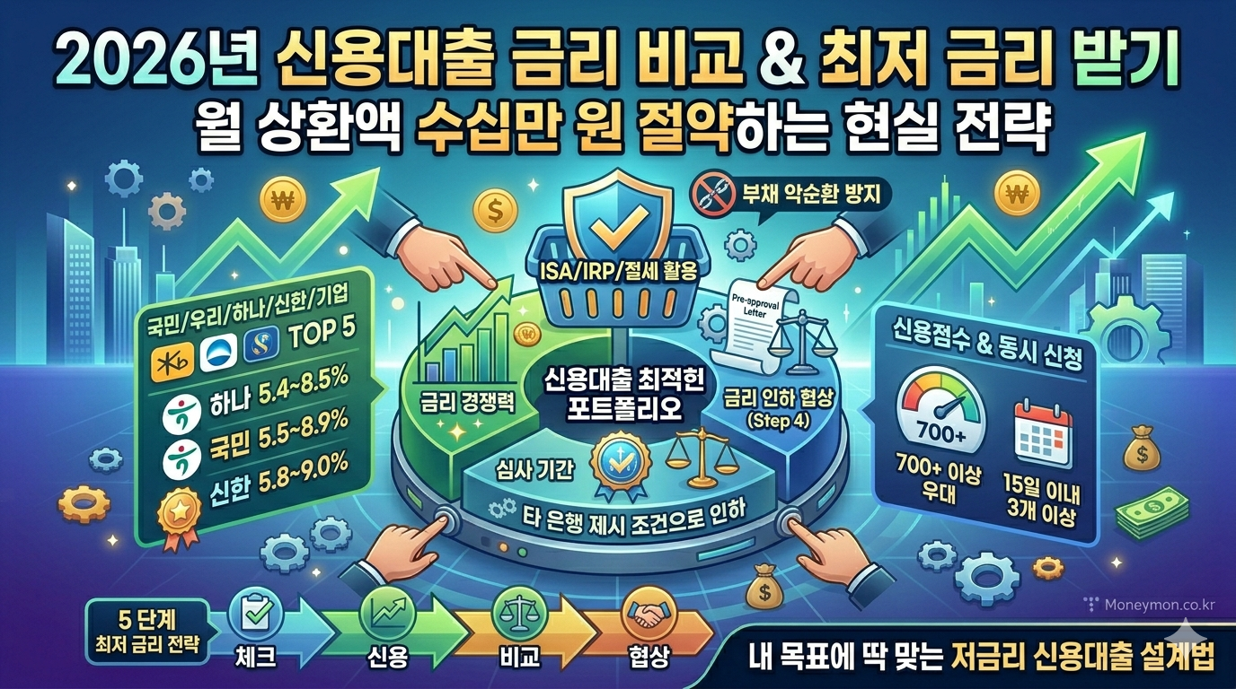 신용대출 금리비교 & 최저금리